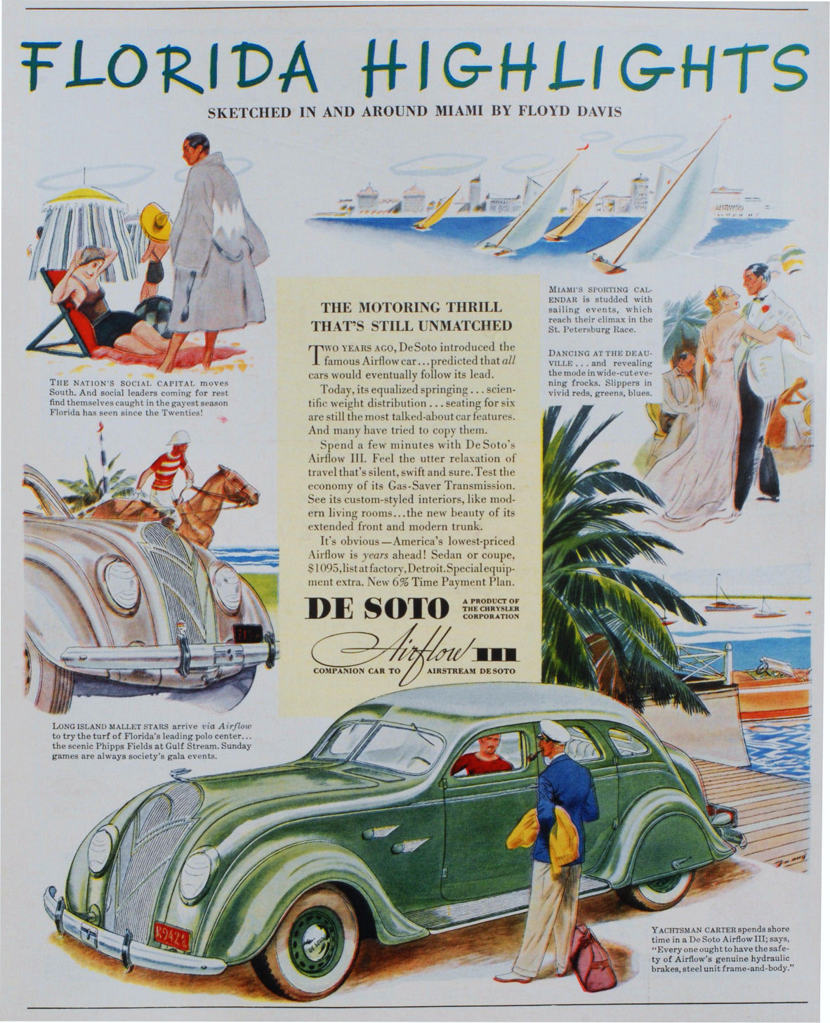 1936 DeSoto Auto Advertising